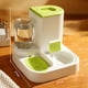 thumbnail image 3 of Comedero automático para gatos, bebedero portátil de 1 L, comedero de 2,2 L, gran capacidad, autoalimentación. Verde, 3 of 9