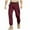 Wine, variant on Havenre Men's Waterproof Hiking Work Pants Plus Size Slim Fit Elastic Bottom Cargo Joggers Casual Stretch Quick Dry Outdoor Pants with Pockets Khaki XXXXXL