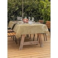 thumbnail image 3 of Outdoor Tablecloth with Umbrella Hole for Patio/Picnic/Party/Camping, White Daisy Waterproof Table Cloth Rectangle Table Cover Washable, Farmhouse Vintage Botanical Vase Flowers (60"x 120"), 3 of 8