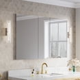 thumbnail image 5 of ANGELES HOME 52" x 32" Bathroom Mirror Medicine Cabinet, Copper-Free Safety Glass, 3 Doors, Surface or Recessed Mount, 9 Adjustable Shelves, 5 of 14