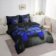 thumbnail image 3 of jejeloiu Gaming Twin Bedding Sets 7-Piece,Teen Video Game Bedding Comforter Set,Blue Gamepad Sheet Sets For Boys Girls,Super Cozy Bedroom Decoration Reversible, 3 of 8