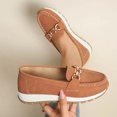 thumbnail image 6 of Chain Decor Slip On Loafers, Casual Platform Walking Shoes (Women's), 6 of 6