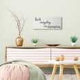 thumbnail image 2 of Stupell Industries Everyday with Intention Phrase Minimal Black White Text Inspirational Painting Gallery Wrapped Canvas Art Print Wall Art, 10 x 24, 2 of 6