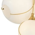thumbnail image 6 of 3 Light Pendant In Modern-Bohemian Style 18.25 Inches Wide By 36.5 Inches High-Black Finish Hinkley Lighting 30304Blk-Wh, 6 of 7