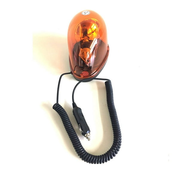 OMAC Revolving Emergency Warning Beacon Light Amber Roof Magnet Mount Forklift Truck