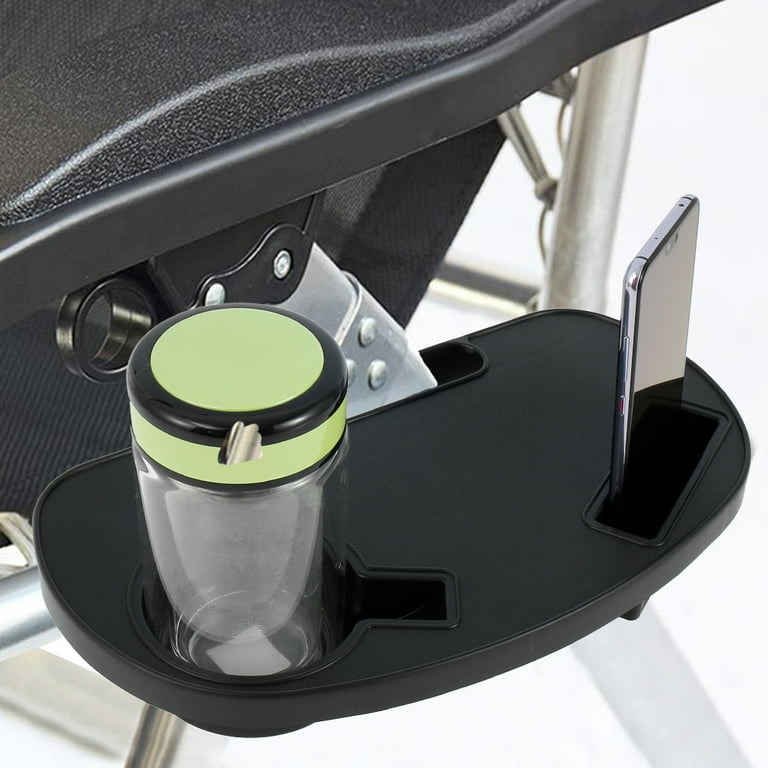 Pluokvzr Chair Side Table Recliner Tray Clip on Side Table Tray Cup Holder Phone Tray for Zero Gravity Sun Lounger Camping Chair Fishing Chairs Recliner Accessories Walmart