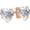 14K Rose Gold, variant on Houston Diamond District 0.5 to 6 Carat IGI Certified LAB-GROWN Diamond Earrings 4 Prong Screw Back Luxury Collection (D-E COLOR, VS1-VS2 CLARITY) 18K White Gold 1 Carat Emerald Shape