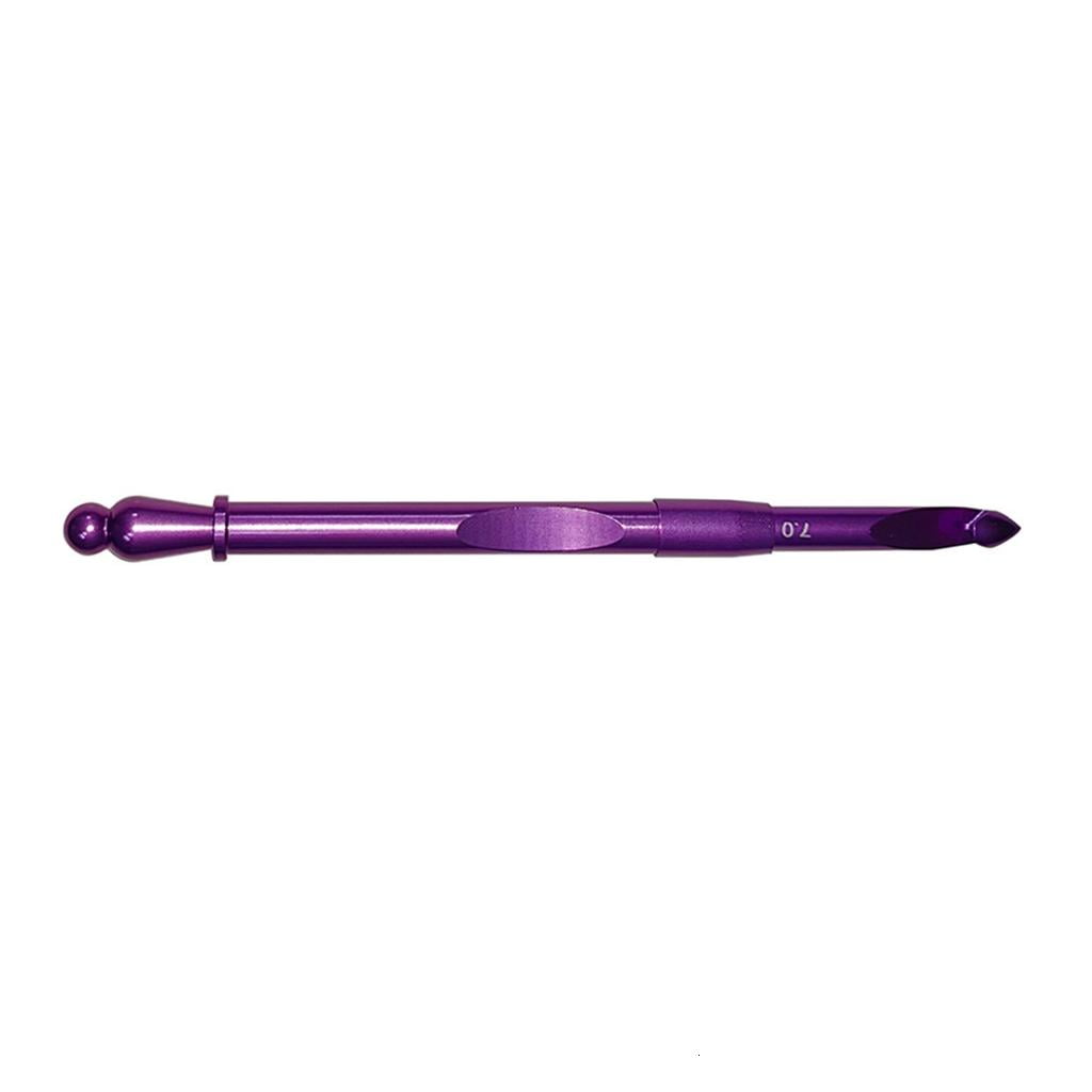 WE-POLUJ Aluminum Crochet Hook with 8 Interchangeable Tip Knitting Marker Knitting Needle