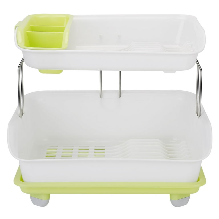 NewHome 2-Tier Dish Drying Rack w/ Drain Board, & Utensil & Cutting Board  Holder - Coupon Codes, Promo Codes, Daily Deals, Save Money Today