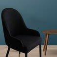 thumbnail image 6 of TISHITA Chair Cover Chair Protector Protective Portable Dining Chair Slipcover Wingback Side Chair Slipcover for Office Home Bedroom Black, 6 of 8