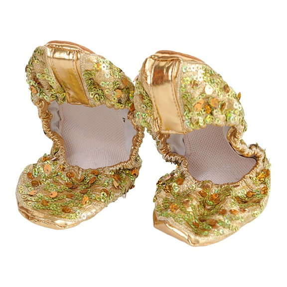 MLINS Sequin Ballet Shoes Latin Contemporary Dance Women's