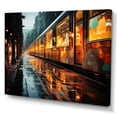 thumbnail image 2 of Designart "Reflecting on the Abstracted Train I" Transportation Canvas Art Print, 2 of 5