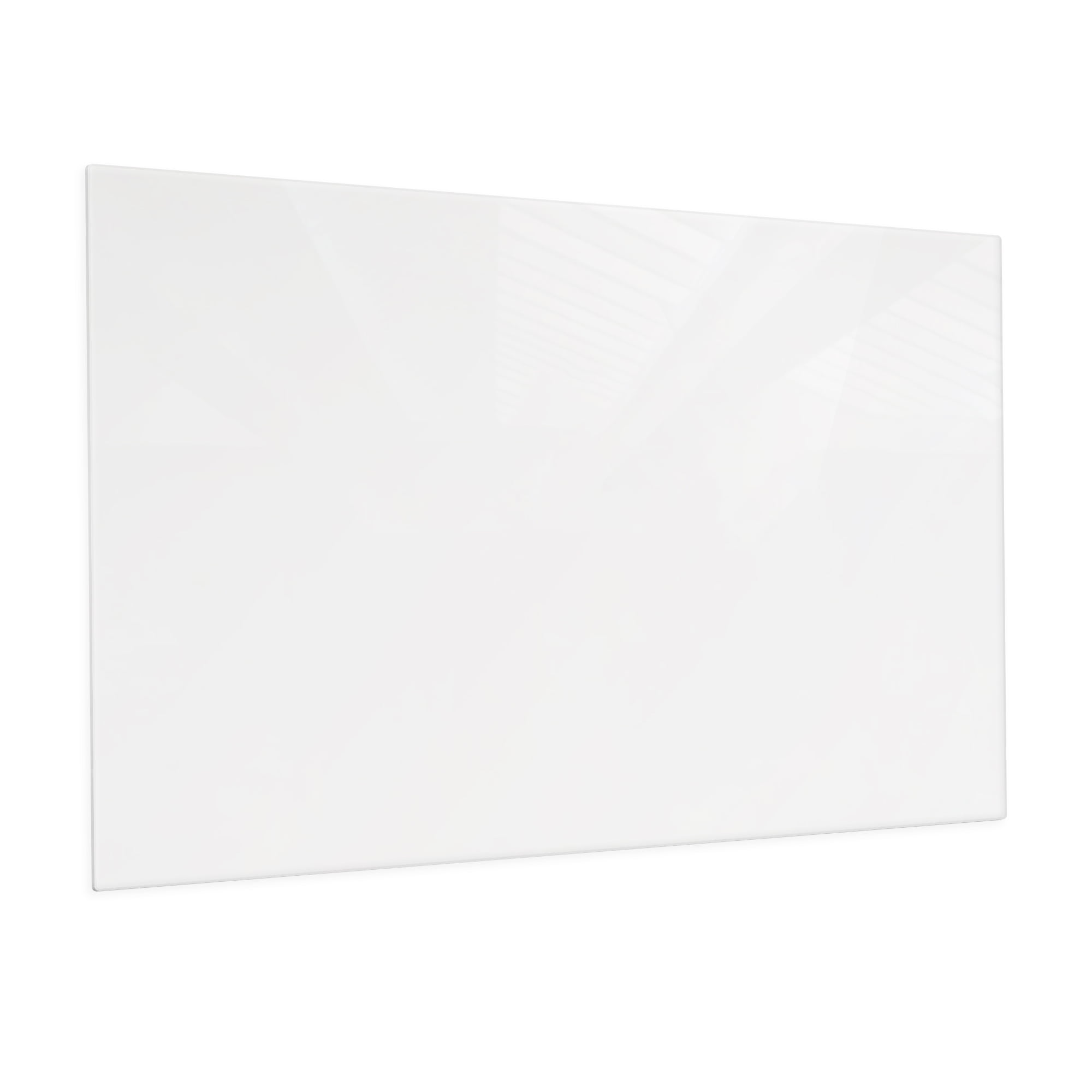 White 36" x 48" Magnetic Glass Dry Erase Board