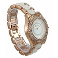 thumbnail image 2 of Women rose gold  tone and white CZ  clubbing  watch 38mm, 12mm thick case., 2 of 3