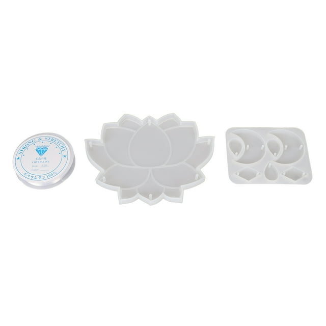 Silicone DIY , Silicone Pendant Casting String Flower Shaped Smoothly Surfaces For Decoration