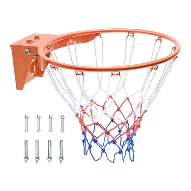 Canasta de baloncesto VEVOR Q235 montada en la puerta de la pared con red de 18 pulgadas