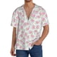 thumbnail image 1 of Fotbe Floral Camisa Estampada de Manga Corta para Hombre, Casual de Verano, Estilo Playero, Sin Arrugas-Small, 1 of 5