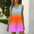 thumbnail image 2 of aidice Summer Jumpsuits for Women Casual V Neck Sleeveless Comfy Multi Color Hidden Zipper Shorts Rompers, 2 of 4