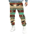 thumbnail image 1 of Styesk Men's Pants Men's Sports Pants Tapered Running Exercise Pants Drawstring Running Pants Printed Pants, 1 of 4