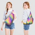thumbnail image 4 of Designer Sling Backpack - High Fashion Artistic Pattern Shoulder Bag, Lightweight for Travel & Shopping, 4 of 4