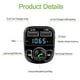 thumbnail image 2 of Car Bluetooth FM Transmitter Wireless USB Charger MP3 Player Handsfree Kit, 2 of 4