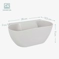 thumbnail image 4 of 2x Kitchen Waste Collection Cup - 3.8L Collector Bin for Worktop - Hanging Container 28 x 13.5 x 11 cm, 4 of 4