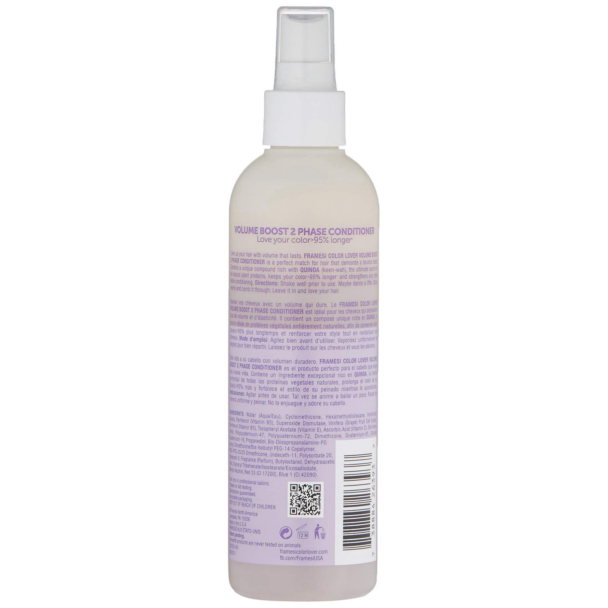 Framesi Color Lover Volume Boost 2-Phase Leave In , 8.5 fl oz,