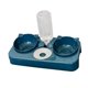 thumbnail image 1 of Juego de cuencos de comida y agua para gatos y plato desmontable para gatos Cuencos s con inclinación de 15 degree Azul oscuro, 1 of 8