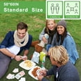 thumbnail image 2 of Tirrinia Indoor/Outdoor Blanket, Foldable Picnic Blanket, Waterproof Blanket for Sand and Grass picnics, Green Camouflage, 50" x 60", 2 of 7