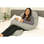 Leachco Slumber Wonder Contoured Total Body Pregnancy Pillow - Gray