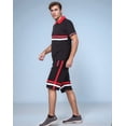 thumbnail image 2 of Men’s Polo Shirt 2-Piece Short Set & Soft Fleece Summer Shorts Matching Outfit, 2 of 7