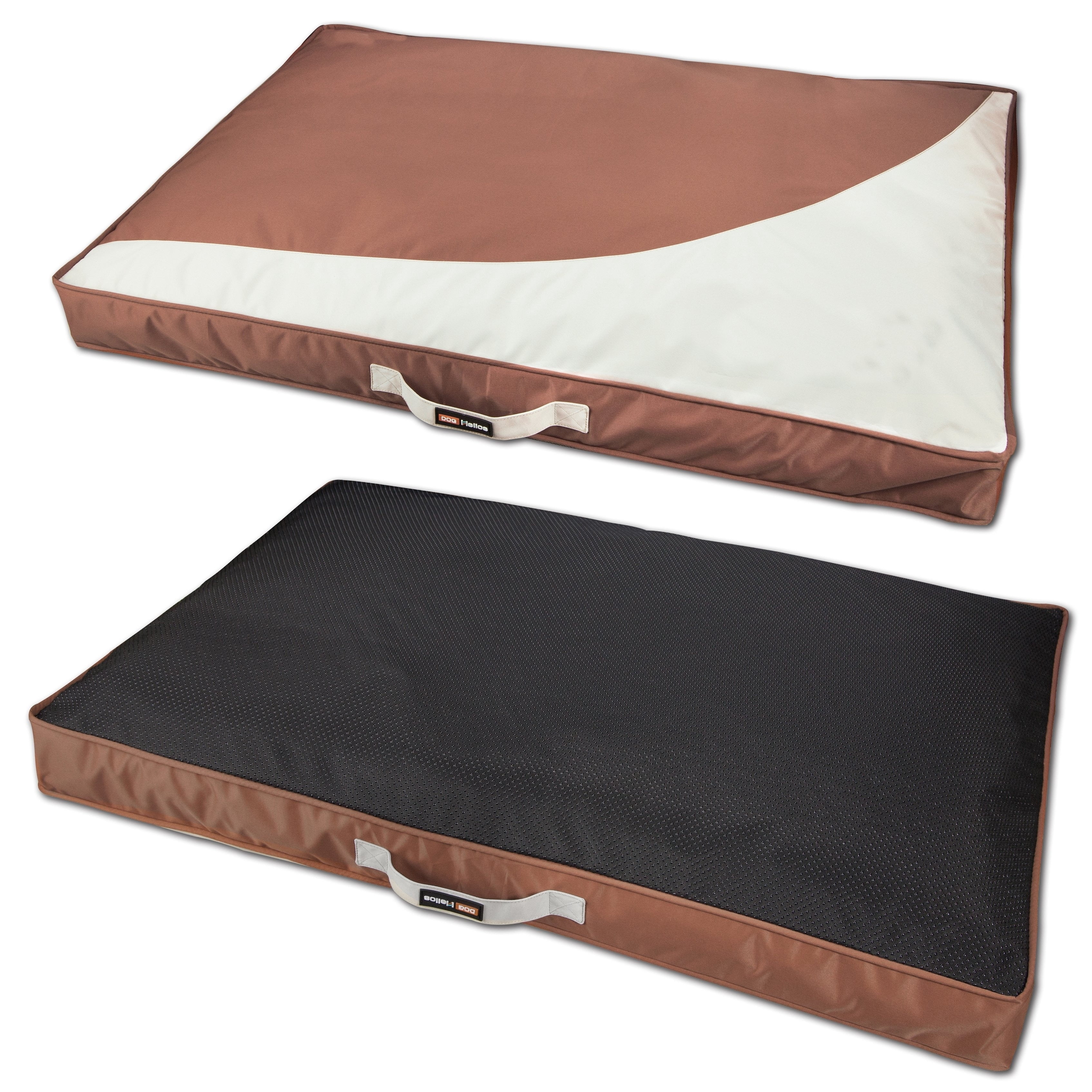 Touchdog PB79YLSM Immortal-Trek Waterproof Rectangular Travel Dog Bed - Yellow - Small