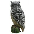 thumbnail image 1 of Solar Powered Owl Hunting Decoy,Garden Decor with Vivid Eyes, 1 of 8