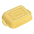 thumbnail image 4 of STAUB Ensemble de Plats de Cuisson Rectangulaires en Céramique Citron 3 Pcs, 4 of 7
