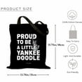 thumbnail image 2 of Proud To Be A Little Yankee Doodle Retro Halloween Costume Men Women Canvas Bag 2Pcs, 2 of 5