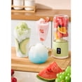 thumbnail image 6 of Hearthoom Portable Blender, Usb Rechargeable Personal Blender, Small Smoothie & Shake Maker with 12 Blades, Compact Travel Mini Juicer Cup for Home, Gym, Office, 500Ml,White, 6 of 8