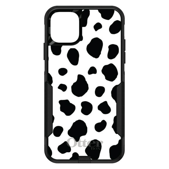 DistinctInk OtterBox Commuter Custom Case for Apple iPhone 15 (6.1" Screen) - Animal Print - Wireless Charging Compatible