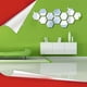 thumbnail image 3 of Cateissary 12 unids/set 3D espejo hexagonal extraíble etiqueta de la pared calcomanía decoración del hogar arte DIY - plata - 100x85x50mm Decoración del hogar Plata 46x40x23mm, 3 of 6