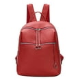 thumbnail image 1 of Necessary for the beginning of the semester Women Backpack Bag Wild Soft Leather Student Bag Backpack, 1 of 3