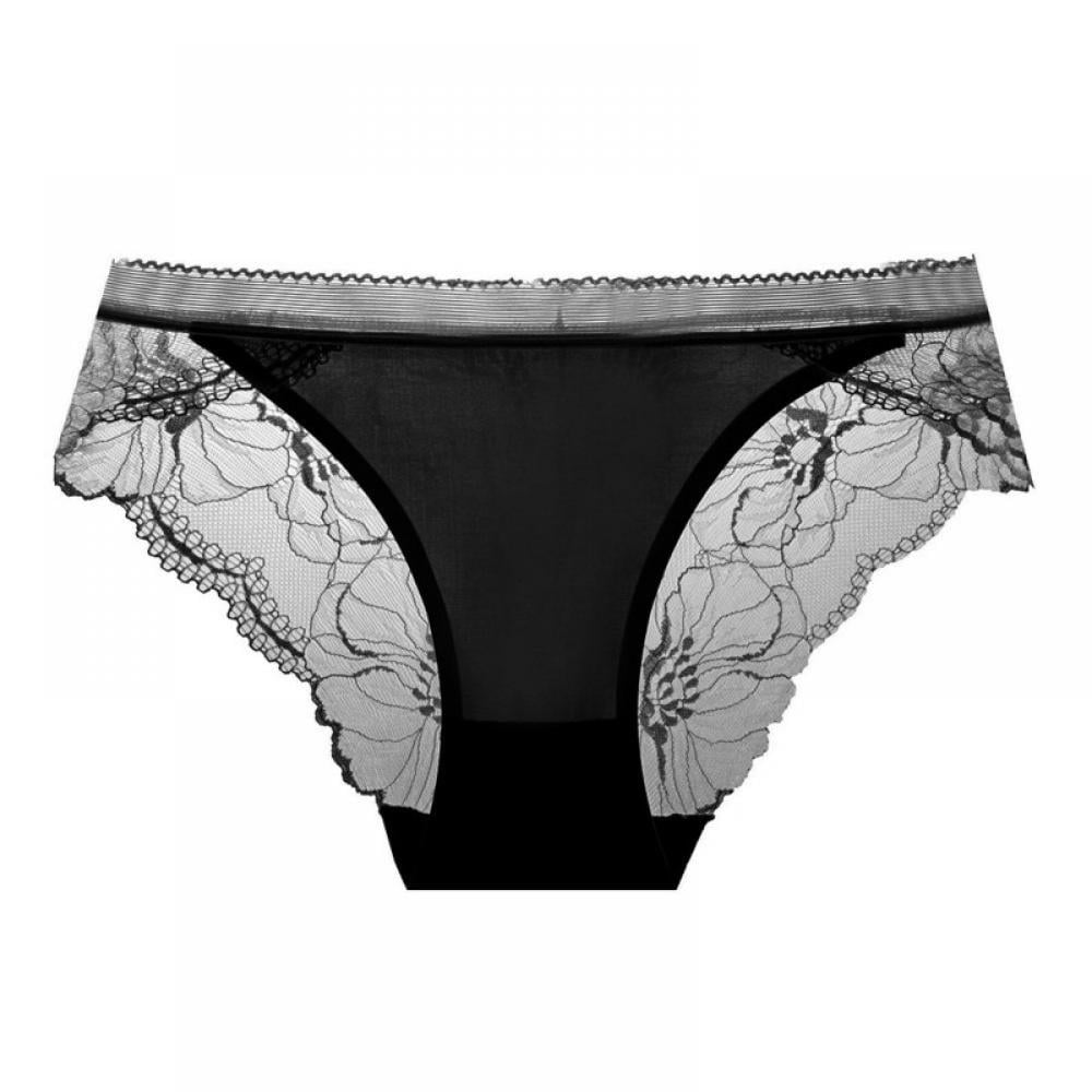 Sexy Women Lace Transparent Crotch Seamless Invisible Cotton Ladies Panty  Underwear - China Panty and Underwear price
