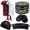 Black Brush, variant on Goiple Hair Care Kit Men's 360 Wave Pomade for 360 Wavy Hairstyle Strong Hold,  Silky Shine & Training, Waves Grease with Curved Wave Brush, Du-rag Long Tail Wide Straps, Wave Caps, Pocket Palm Combs