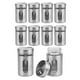thumbnail image 1 of 10 Uds suministros de cocina tarro de condimentos caja de almacenamiento de botellas de condimentos paquete combinado-acero inoxidable 100ml Xemadio LN-0251, 1 of 6