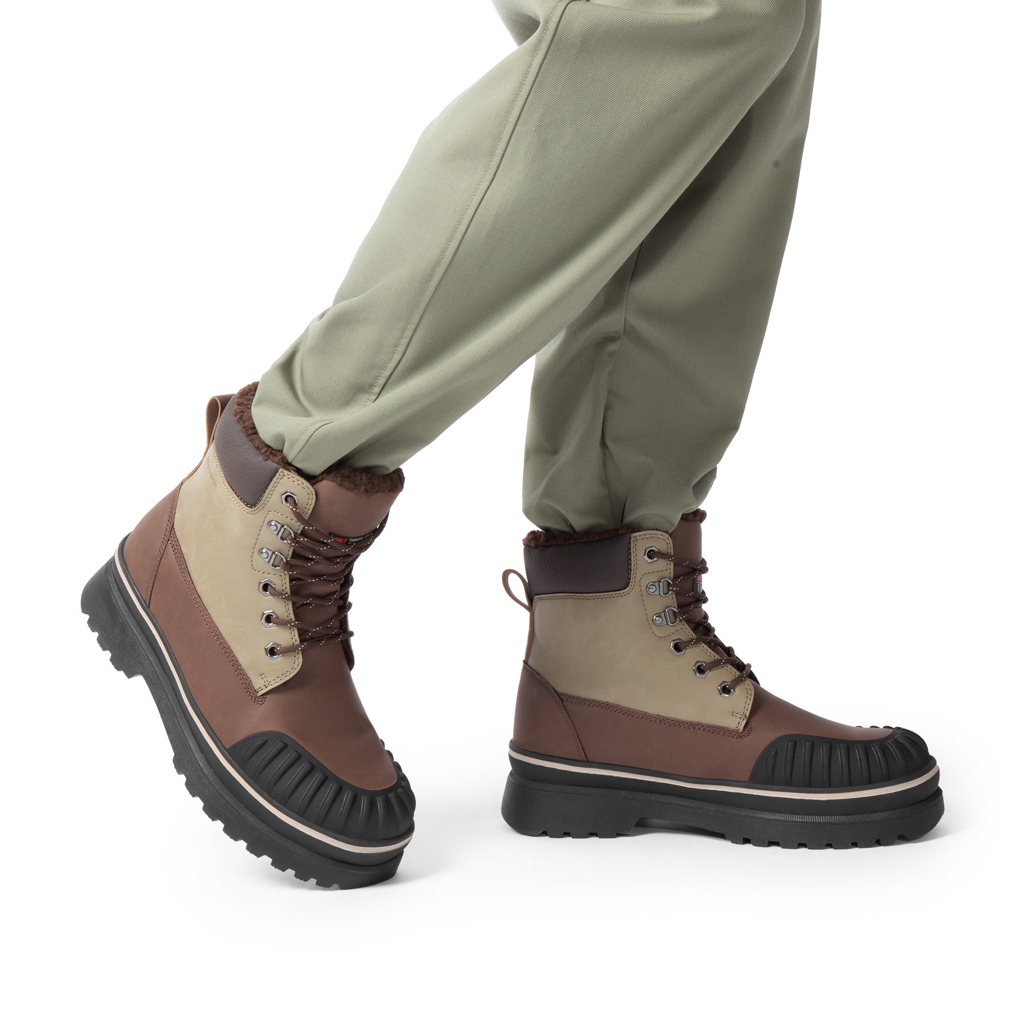 Bruno Marc Men’s Non Slip Winter Combat Boots Waterproof Work Snow Boots Bruno Marc Men main image 3