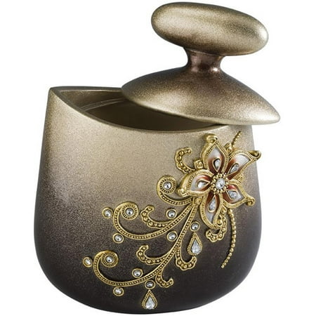 Ore International Sapphire Rose Decorative Jewelry Box