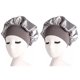 thumbnail image 1 of Paquete de 2 gorros de dormir sólidos de satén para mujer, gorro de noche para dormir, gorro para el cuidado del cabello, gorro de dormir oso de fresa  Hogar, 1 of 2