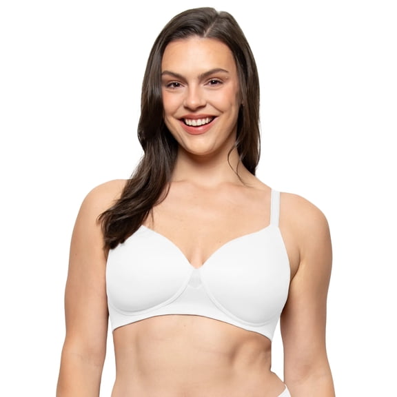 Vanity Fair Radiant Women's Wireless Bra - Full Coverage Comfort, Side and Back Smoothing, Style 3471386
