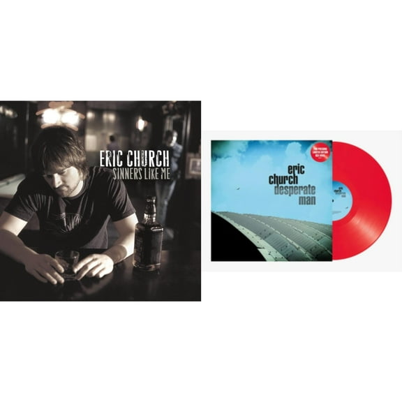 Sinners Like Me (Blue LP Vinyl) & Desperate Man (Red LP Vinyl)