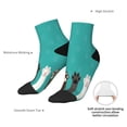 thumbnail image 4 of Uemuo Cute Cat Paw And Dog Printed Crew Socks, Moisture-Wicking Socks, Athletic Socks for Men Breathable Cushion Socks Casual Sport Socks for Running Traveling, 4 of 6