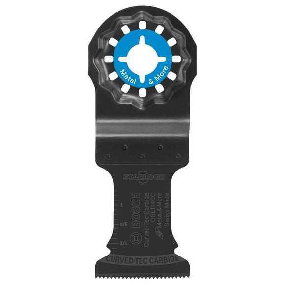Multiherramienta oscilante BOSCH OSL114CC con hoja de carburo de 3 cm