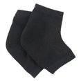 thumbnail image 2 of 1 par de calcetines de gel para el talón, funda protectora hidratante para pies para piel agrietada. Negro, 2 of 6